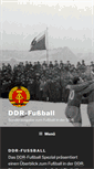 Mobile Screenshot of ddr-fussball.net